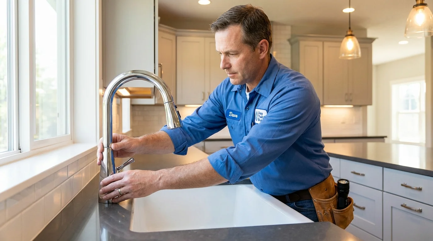 Kitchen faucet installation by Johns Plumbing LLC in Saguache